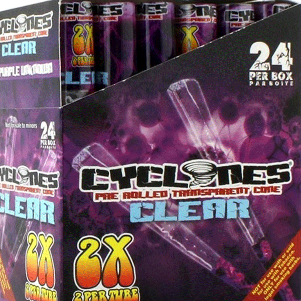 Box of Cyclesnes Clear vape pods featuring 2X nicotine strength.