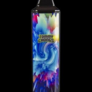 Colorful Tommy Bahama hanging lantern with vibrant design.